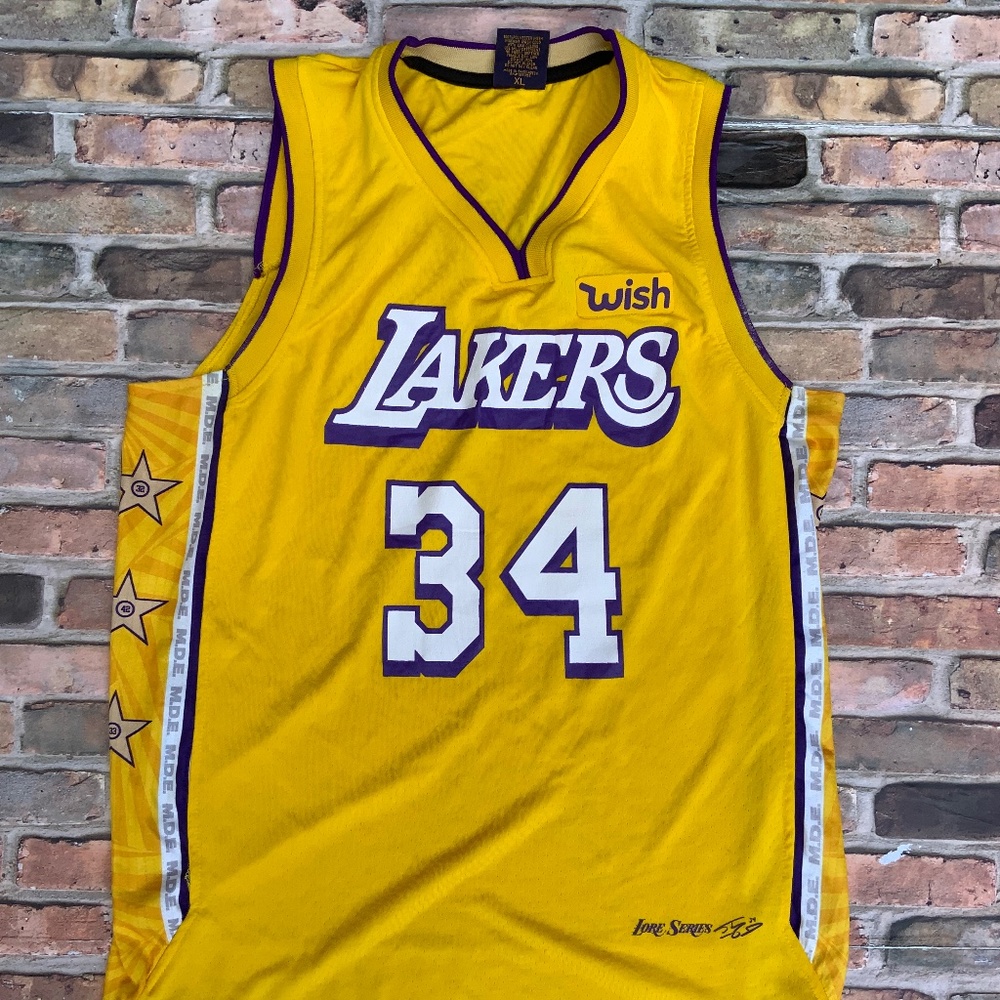 Lakers Shaquille O’neal Lakers Jersey Xl Home Links M… Gem